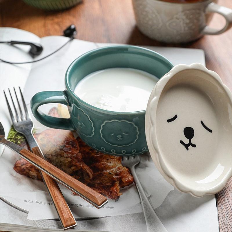 Adorable Animal Mugs with Japanese Flair