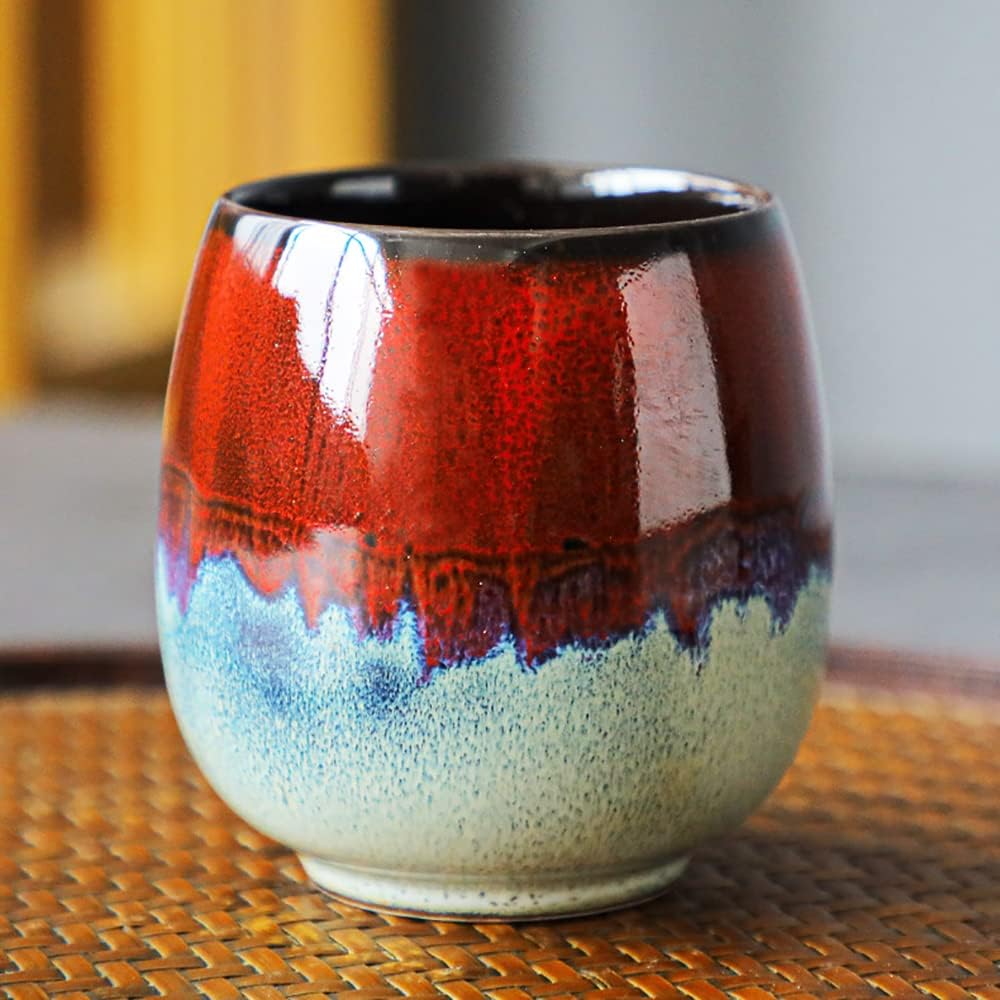 Vibrant Ceramic Espresso Cups 2.7 oz ( 80 ml )  - Enjoy a Luxurious Espresso Experience