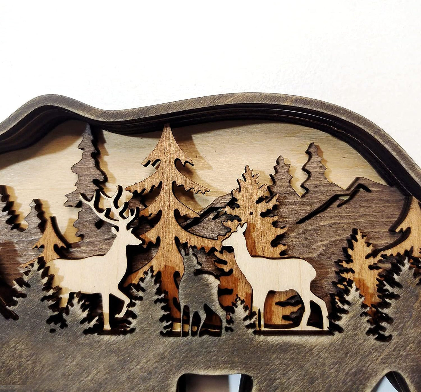 Bear and Moose Wood Figurines: A Cozy and Cute Way to Decorate Your Home